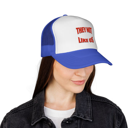 They Not Like Us Bold Statement Trucker Cap - Perfect for Casual Outings, Gifts for Friends, Outdoor Adventures, Sports Events, Summer Festivals