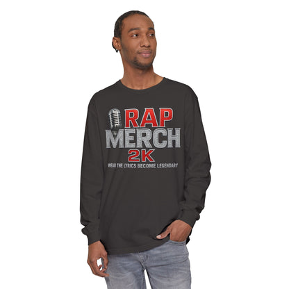 Rap Merch Long Sleeve T-Shirt - Legendary Lyrics Apparel, Music Lover Gift, Unisex Fashion, Casual Wear, Concert Merchandise
