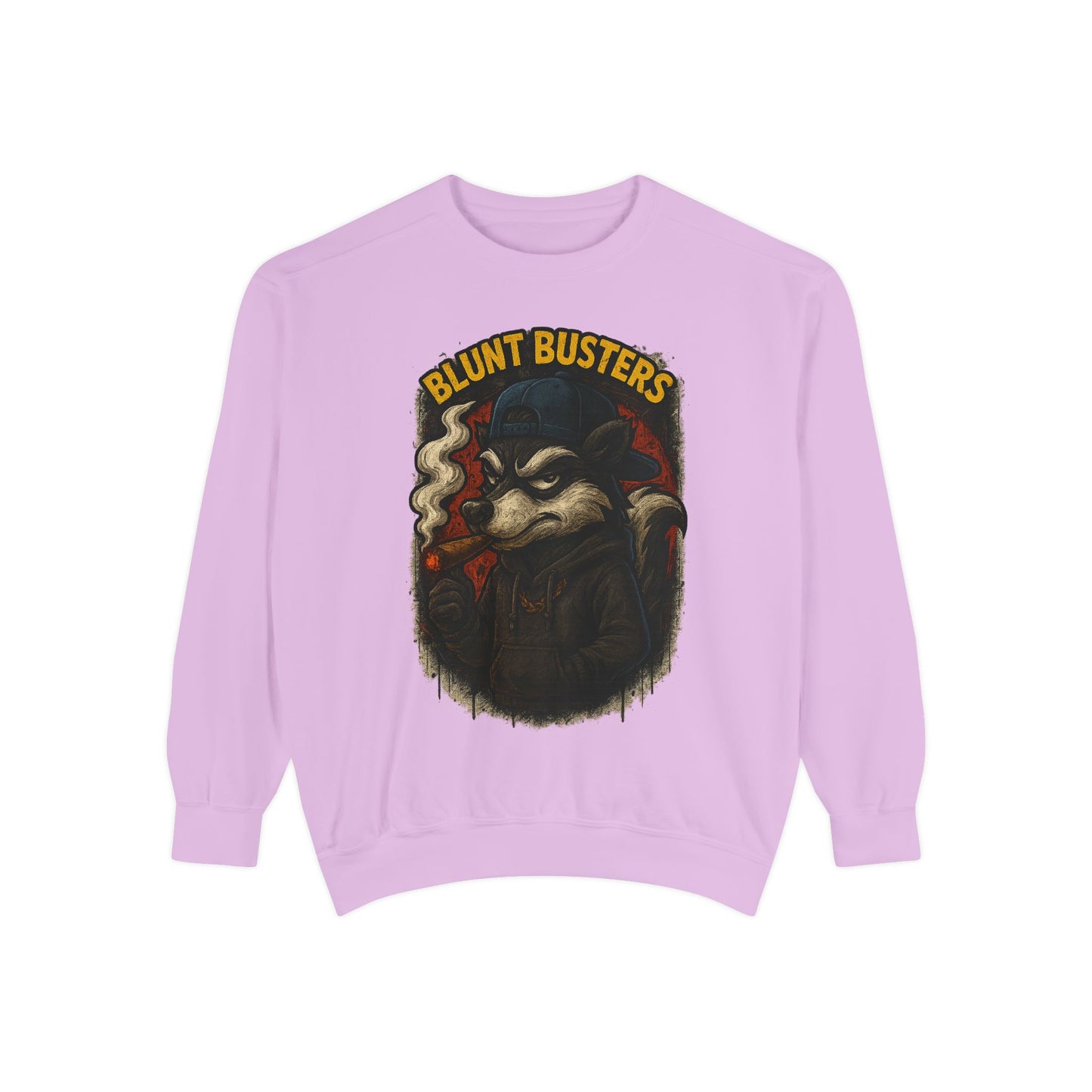 Blunt Busters Unisex Garment-Dyed Sweatshirt - Cozy, Unique Graphic Sweatshirt for Casual Style, Perfect for Gifts, Streetwear, Fall [...]