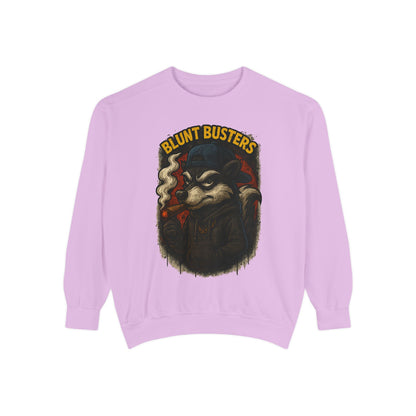 Blunt Busters Unisex Garment-Dyed Sweatshirt - Cozy, Unique Graphic Sweatshirt for Casual Style, Perfect for Gifts, Streetwear, Fall [...]