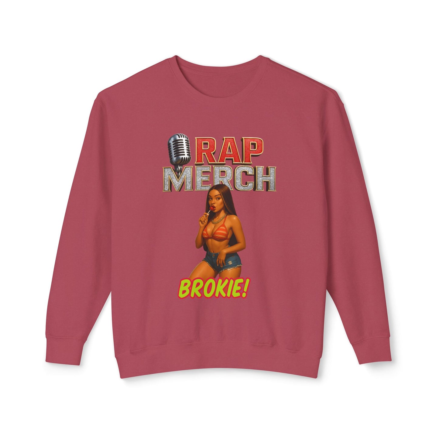 Rap Merch Unisex Crewneck Sweatshirt, Hip-Hop Apparel, Music Merchandise, Trendy Gift, Casual Wear