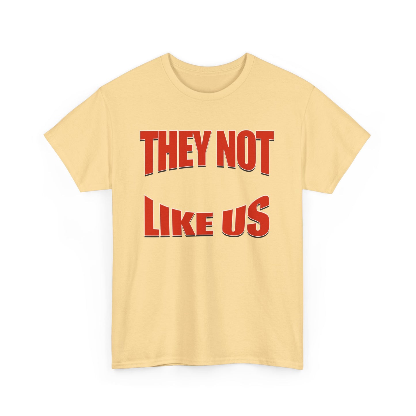 Unisex Heavy Cotton Tee with Bold Statement, Casual Wear, Streetwear, Gift for Friends, Statement Tee, Everyday Fashion