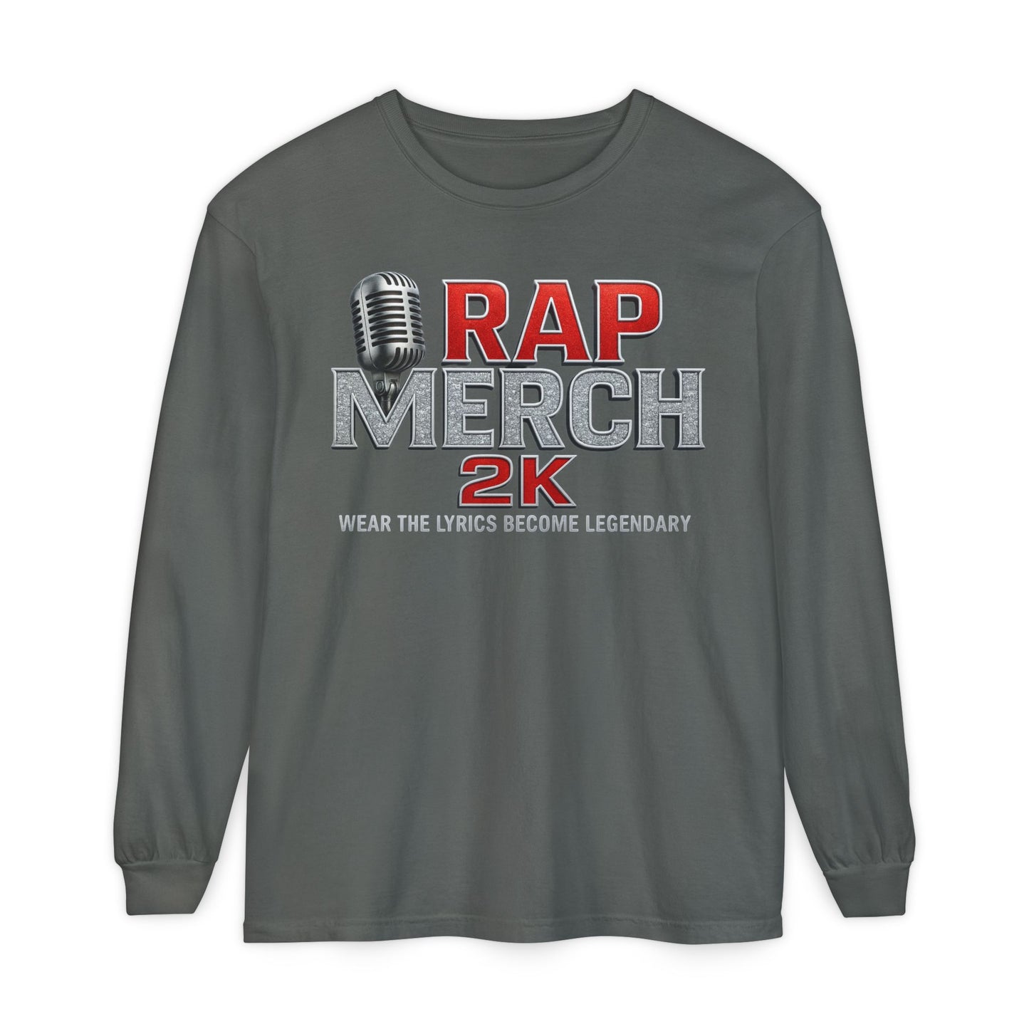 Rap Merch Long Sleeve T-Shirt - Legendary Lyrics Apparel, Music Lover Gift, Unisex Fashion, Casual Wear, Concert Merchandise