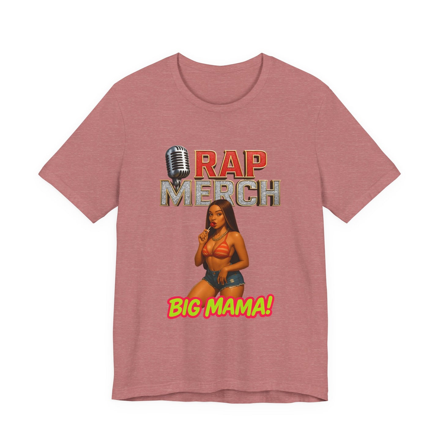 Rap Merch Big Mama Unisex Jersey Tee, Music Fans Shirt, Hip-Hop Apparel, Concert Outfit, Gift for Her