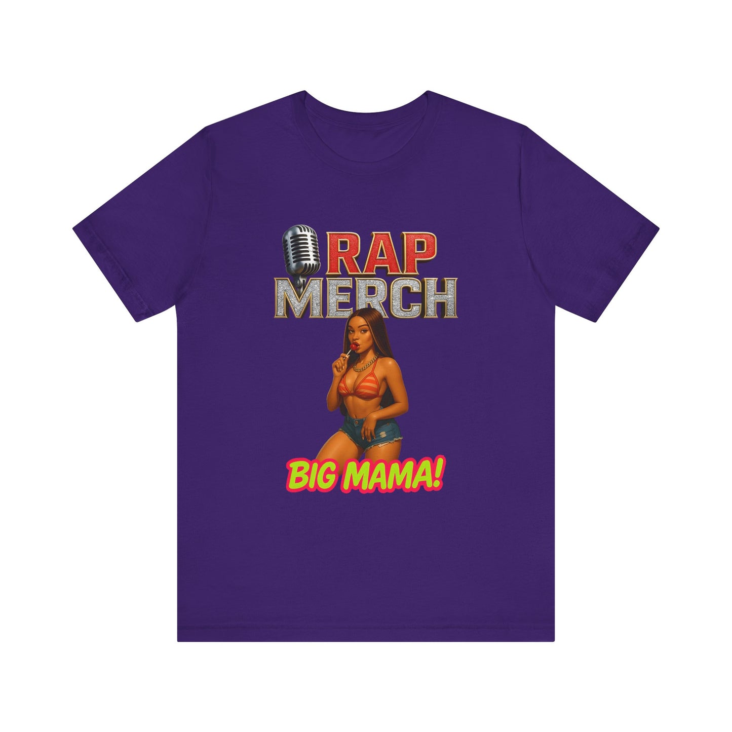 Rap Merch Big Mama Unisex Jersey Tee, Music Fans Shirt, Hip-Hop Apparel, Concert Outfit, Gift for Her