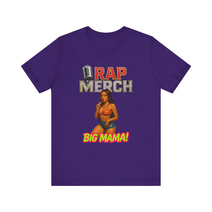 Rap Merch Big Mama Unisex Jersey Tee, Music Fans Shirt, Hip-Hop Apparel, Concert Outfit, Gift for Her