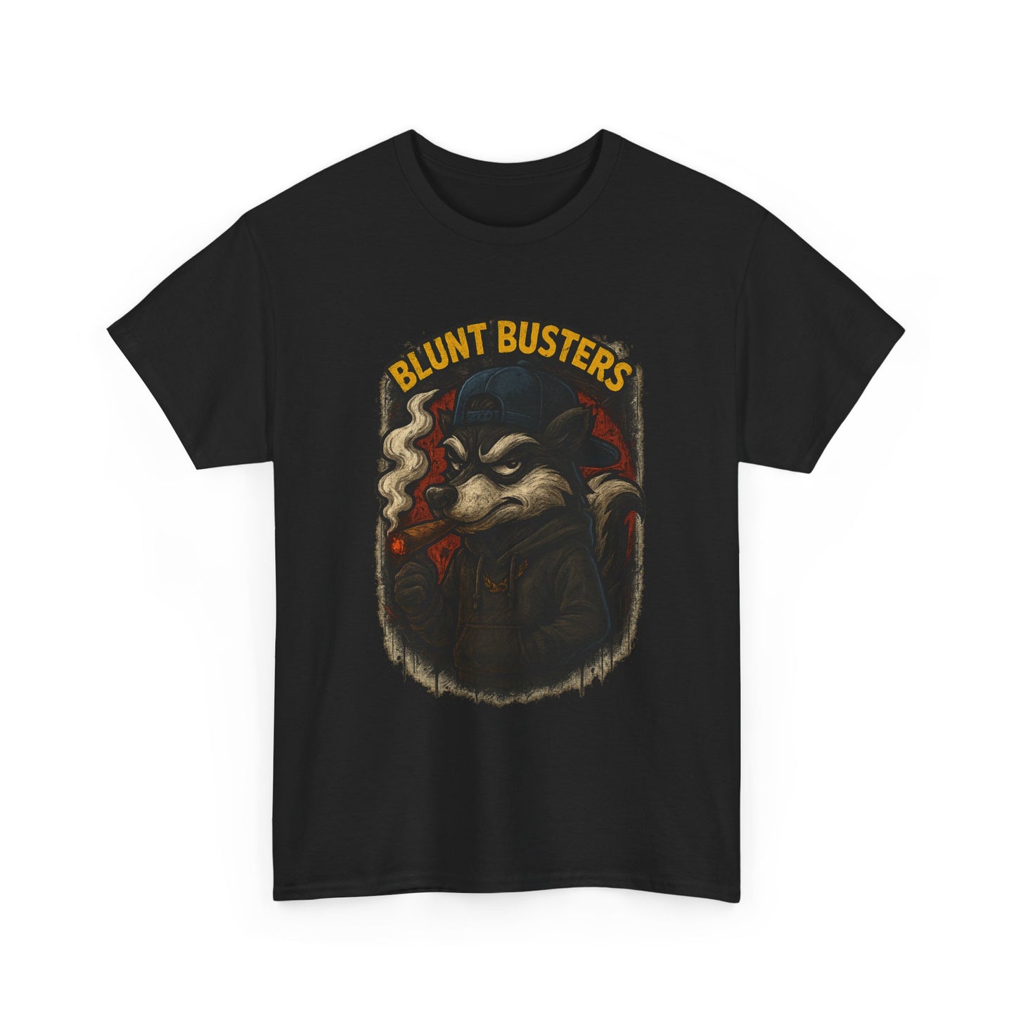 Blunt Busters Unisex Heavy Cotton Tee, Casual Wear, Graphic Tee, Gift for Smokers, Streetwear Style, Unique T-Shirt