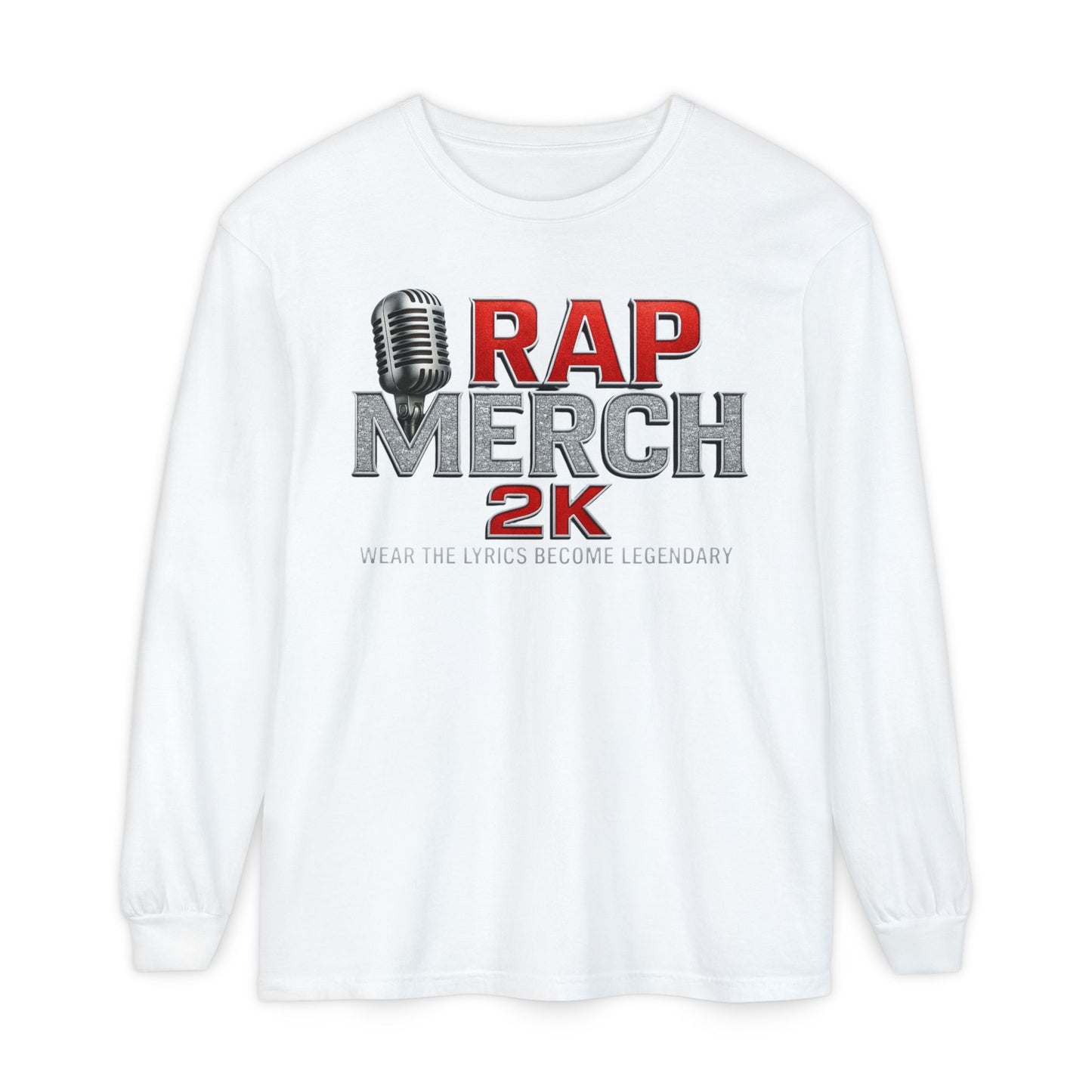 Rap Merch Long Sleeve T-Shirt - Legendary Lyrics Apparel, Music Lover Gift, Unisex Fashion, Casual Wear, Concert Merchandise