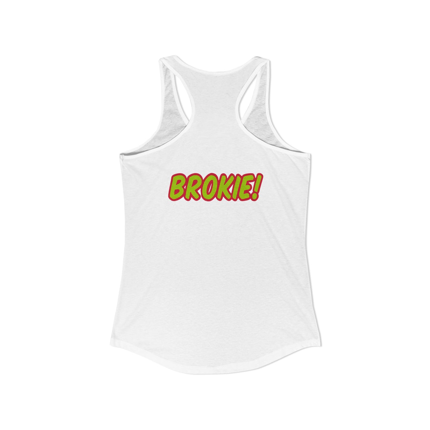 Women's Music-Inspired Racerback Tank, Cool Summer Workout Top, Rap Merch Tee, Casual Streetwear, Gift for Music Lovers, 80s Theme Party Tee