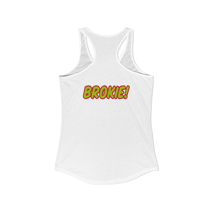 Women's Music-Inspired Racerback Tank, Cool Summer Workout Top, Rap Merch Tee, Casual Streetwear, Gift for Music Lovers, 80s Theme Party Tee