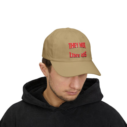 Classic Dad Cap with 'They Not Like Us' Embroidery, Trendy Hat, Adjustable Cap, Fashion Accessory, Gift for Him, Casual Style