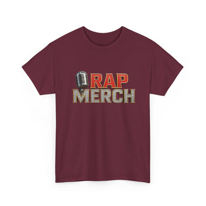 Rap Merch Unisex Heavy Cotton Tee - Hip Hop Style Shirt, Music Lover Gift, Streetwear Apparel, Festival Wear, Casual Outfit