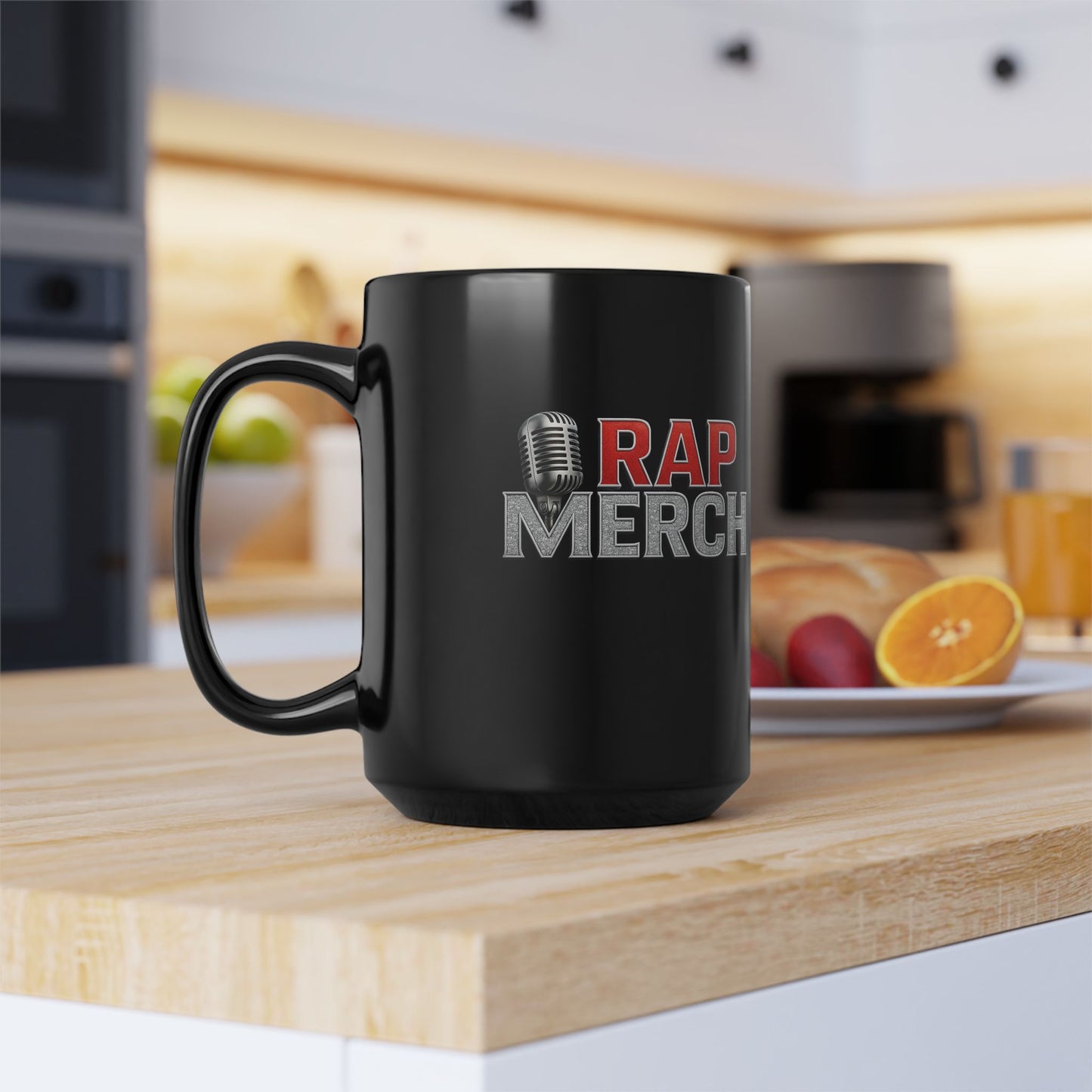 Rap Merch 2K Black Mug | Perfect for Music Lovers, Gift for Birthdays, Music Events, Coffee Lovers, Stylish Drinkware
