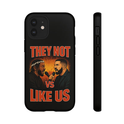 "Tough phone case, durable iPhone cover with funny design, perfect gift for Drake fans.