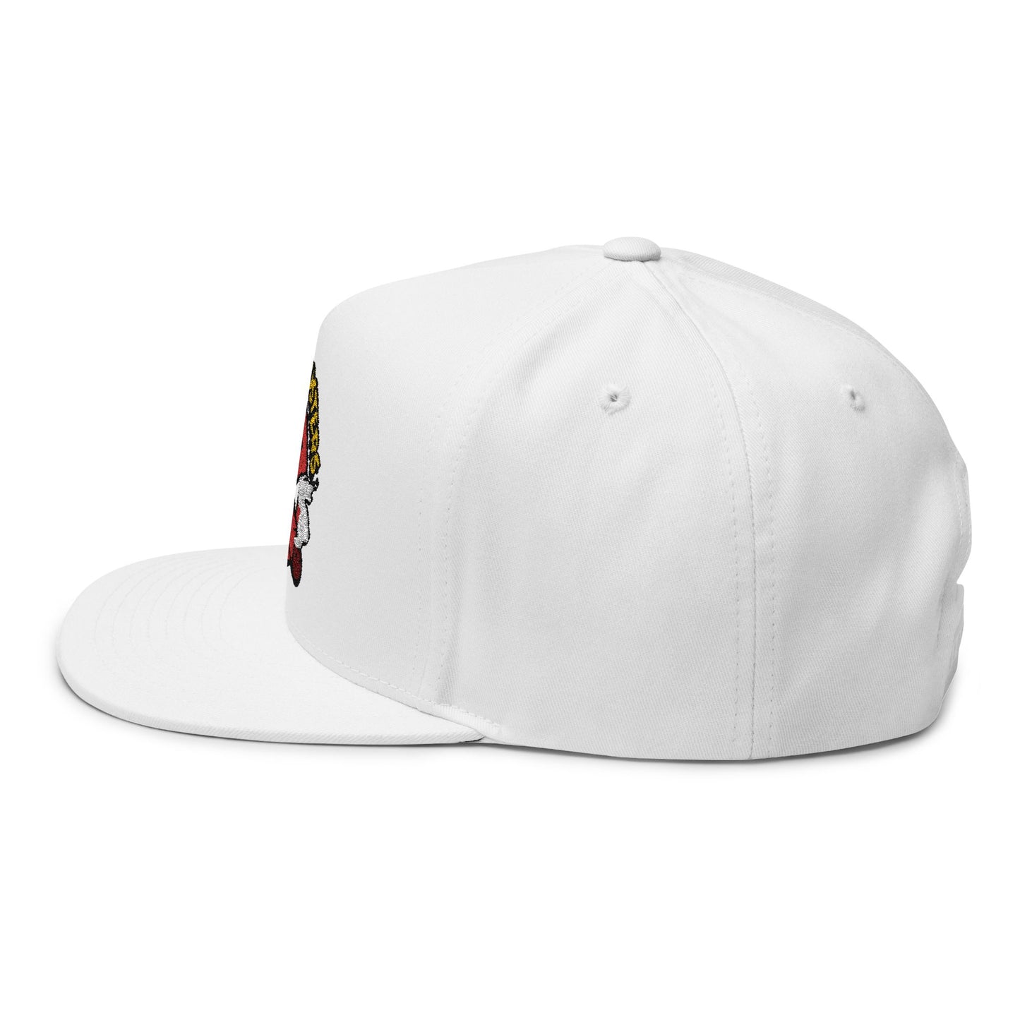 Flat Bill Cap — "Blunt Busters" Embroidered Snapback