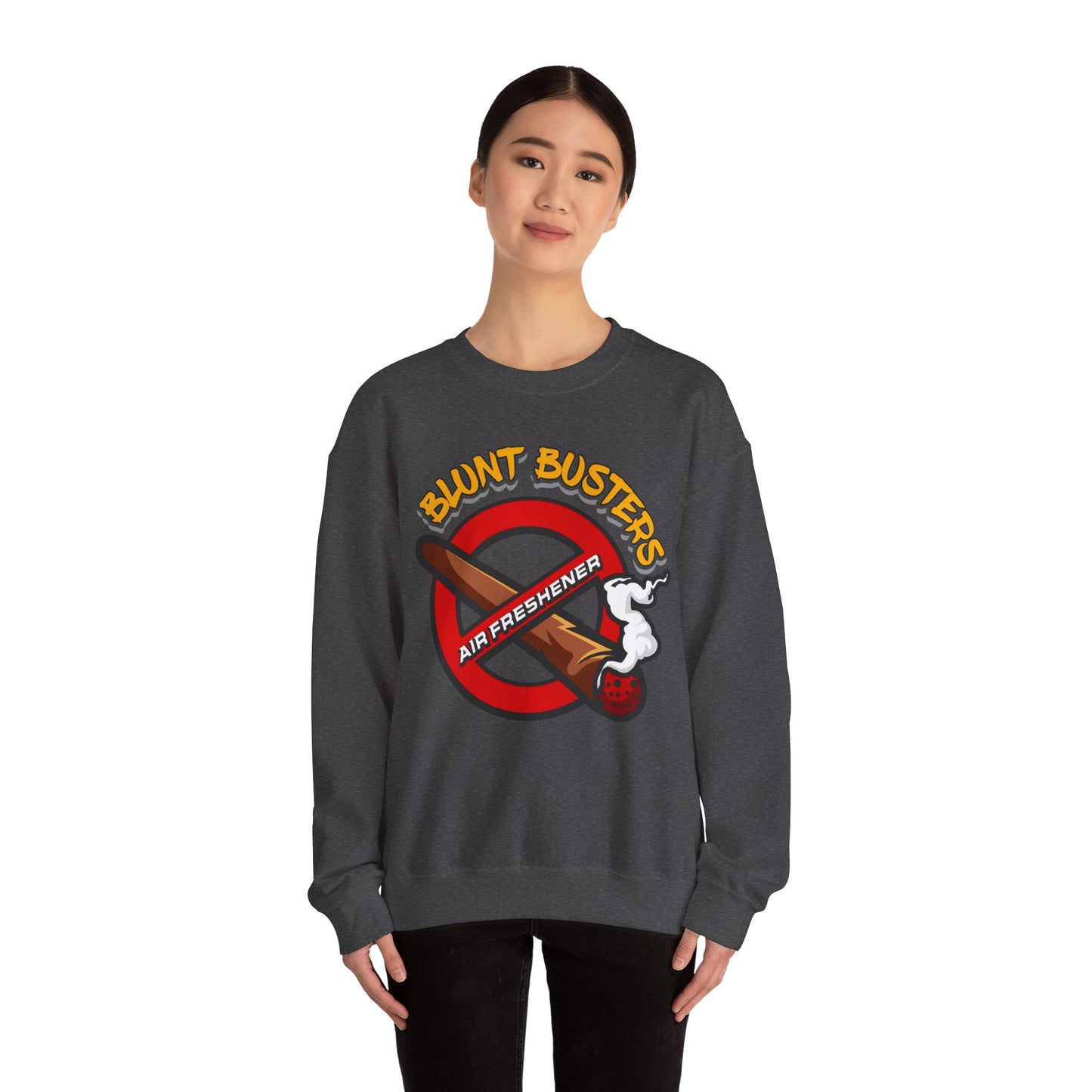 Blunt Busters Sweatshirt - Fun Crewneck for Cannabis Lovers, Comfy Gift for Friends, Chill Vibe, Everyday Wear, Festival Apparel, [...]