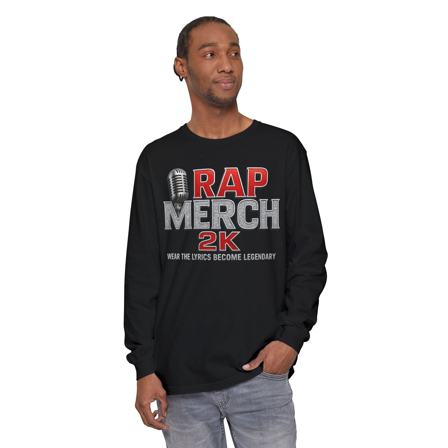 Rap Merch Long Sleeve T-Shirt - Legendary Lyrics Apparel, Music Lover Gift, Unisex Fashion, Casual Wear, Concert Merchandise