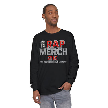 Rap Merch Long Sleeve T-Shirt - Legendary Lyrics Apparel, Music Lover Gift, Unisex Fashion, Casual Wear, Concert Merchandise