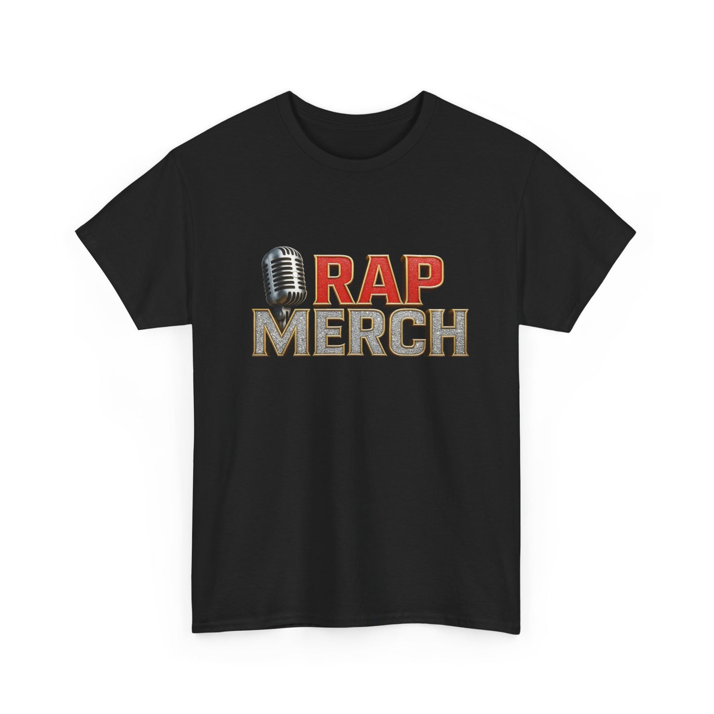Rap Merch Unisex Heavy Cotton Tee - Hip Hop Style Shirt, Music Lover Gift, Streetwear Apparel, Festival Wear, Casual Outfit