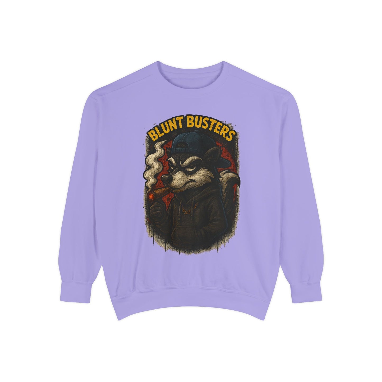 Blunt Busters Unisex Garment-Dyed Sweatshirt - Cozy, Unique Graphic Sweatshirt for Casual Style, Perfect for Gifts, Streetwear, Fall [...]