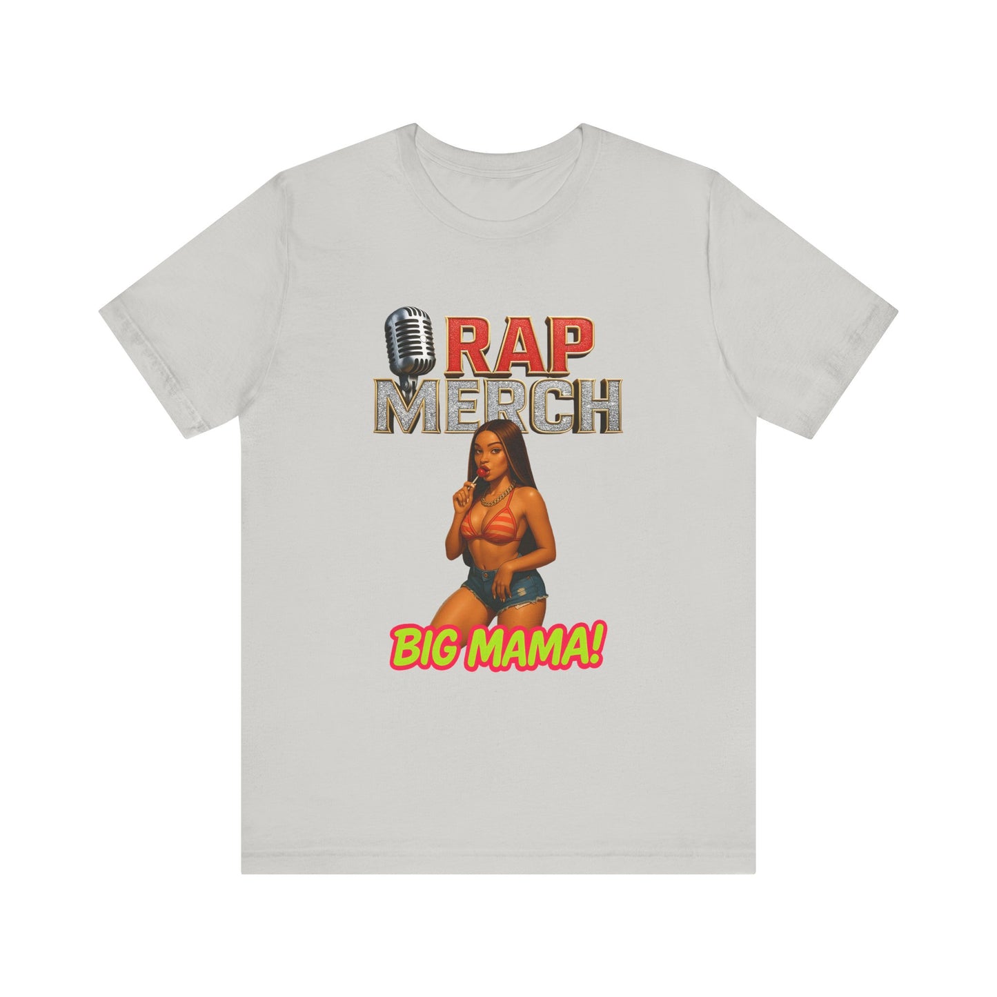 Rap Merch Big Mama Unisex Jersey Tee, Music Fans Shirt, Hip-Hop Apparel, Concert Outfit, Gift for Her