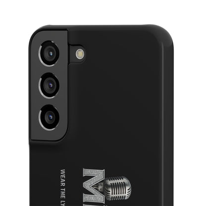Rap Merch Snap Case for Music Lovers, Hip Hop Phone Cover, Mobile Accessories, Gift for Musicians, Trendy Phone Case