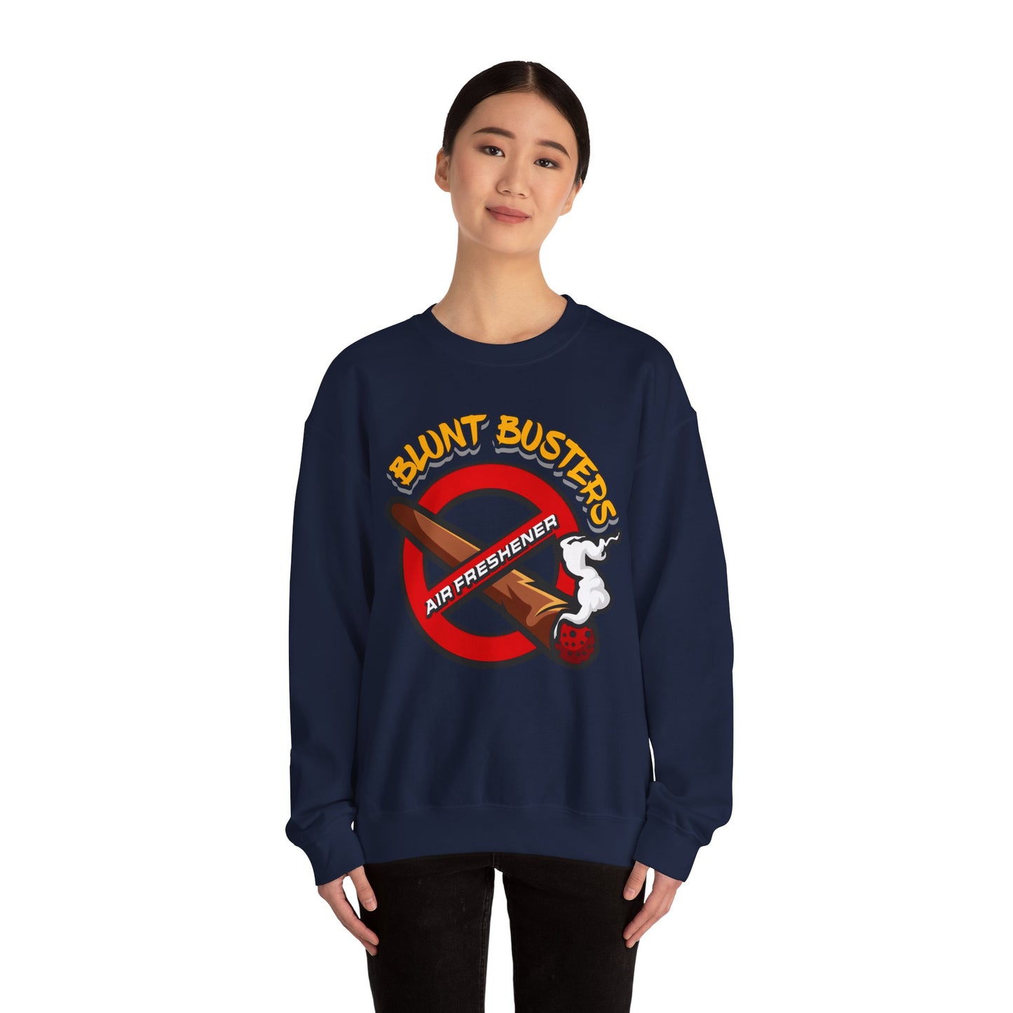 Blunt Busters Sweatshirt - Fun Crewneck for Cannabis Lovers, Comfy Gift for Friends, Chill Vibe, Everyday Wear, Festival Apparel, [...]