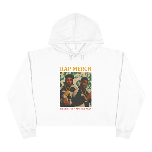 Trendy Hip-Hop Crop Hoodie, Streetwear, Music Lover Gift, Casual Wear, Festival Apparel, Unique Rap Merchandise