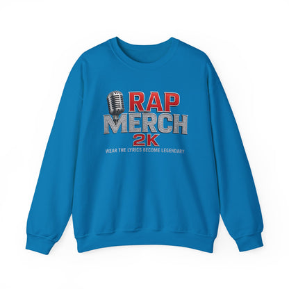 Rap Merchandise Crewneck Sweatshirt, Hip Hop Apparel, Streetwear Gift, Music Lover Sweater, Casual Unisex Sweatshirt