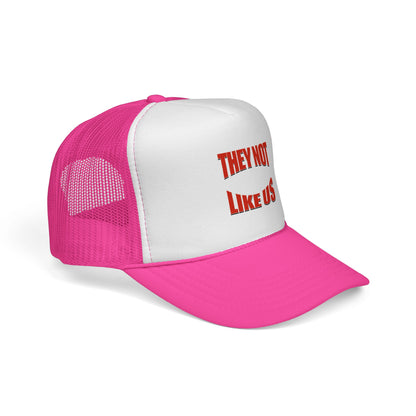 They Not Like Us Bold Statement Trucker Cap - Perfect for Casual Outings, Gifts for Friends, Outdoor Adventures, Sports Events, Summer Festivals