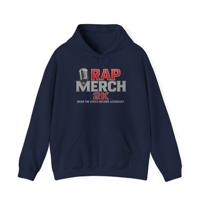 Rap Merch Hooded Sweatshirt, Unisex Rap Hoodie, Music Lover Gift, Cool Streetwear, Hip Hop Fashion, Celebrate Your Passion