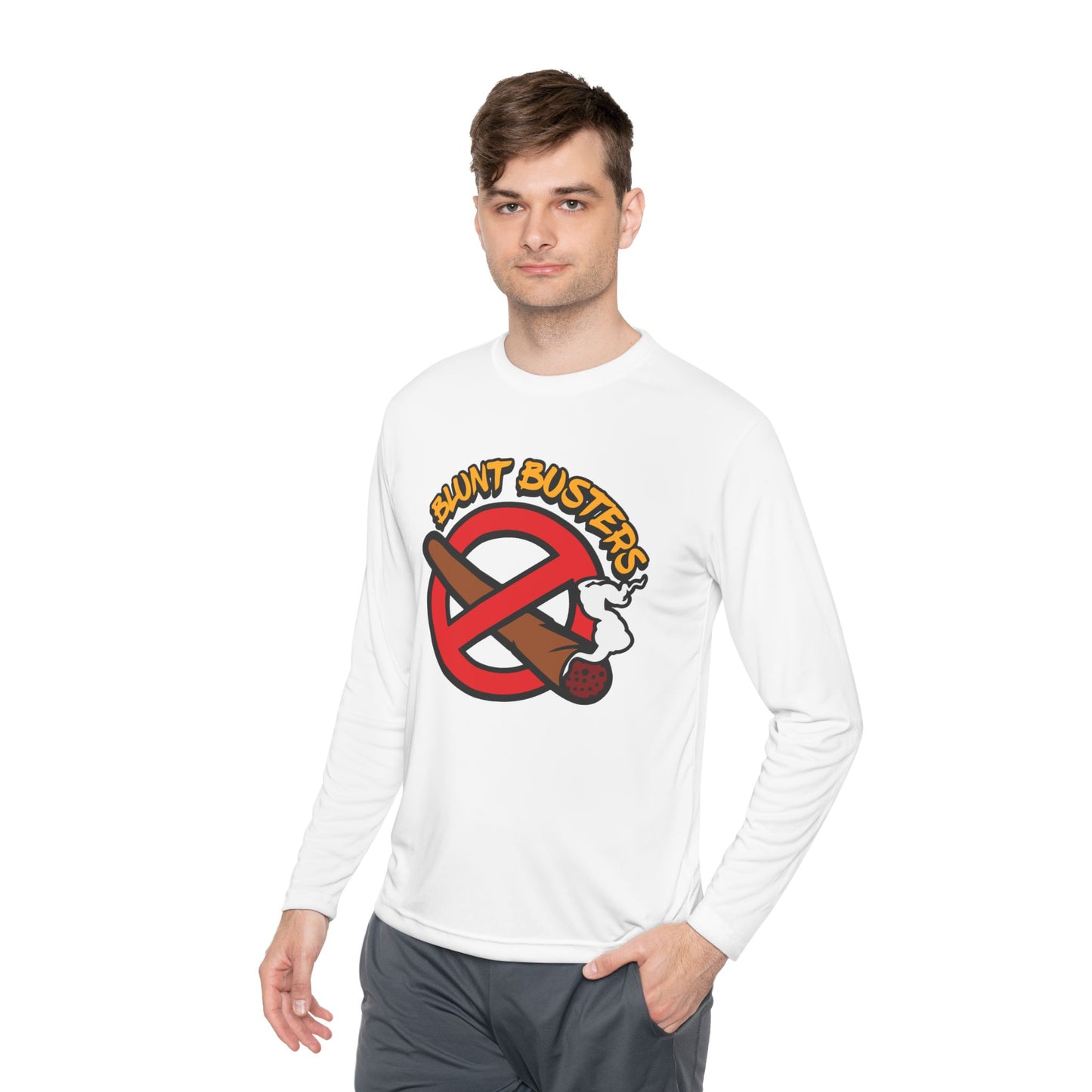 promo pack Blunt Busters Long Sleeve Tee, Perfect for Casual Wear, Gifting, Humor, and Celebrations like Birthdays or Holidays, Just for Laughs!