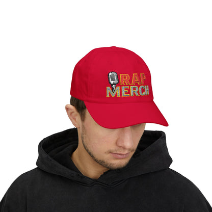 Rap Merch 2K Classic Dad Hat – Bold Red Streetwear Cap with Hip Hop Vibes, Summer Accessory, Streetwear Style