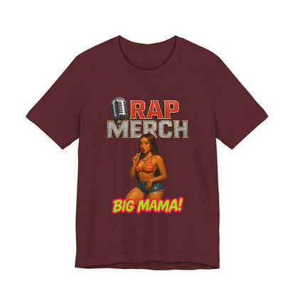 Rap Merch Big Mama Unisex Jersey Tee, Music Fans Shirt, Hip-Hop Apparel, Concert Outfit, Gift for Her