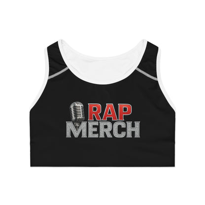 Rap Merchandise Sports Bra - Comfortable Workout Gear for Music Lovers, Activewear, Fitness Apparel, Unique Gifts for Her, Stylish [...]
