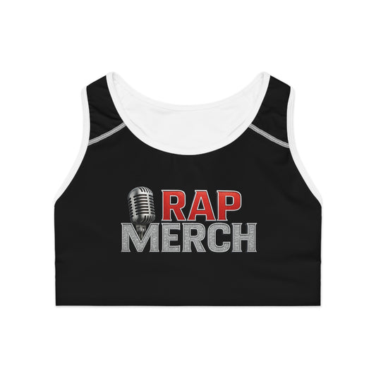 Rap Merchandise Sports Bra - Comfortable Workout Gear for Music Lovers, Activewear, Fitness Apparel, Unique Gifts for Her, Stylish [...]