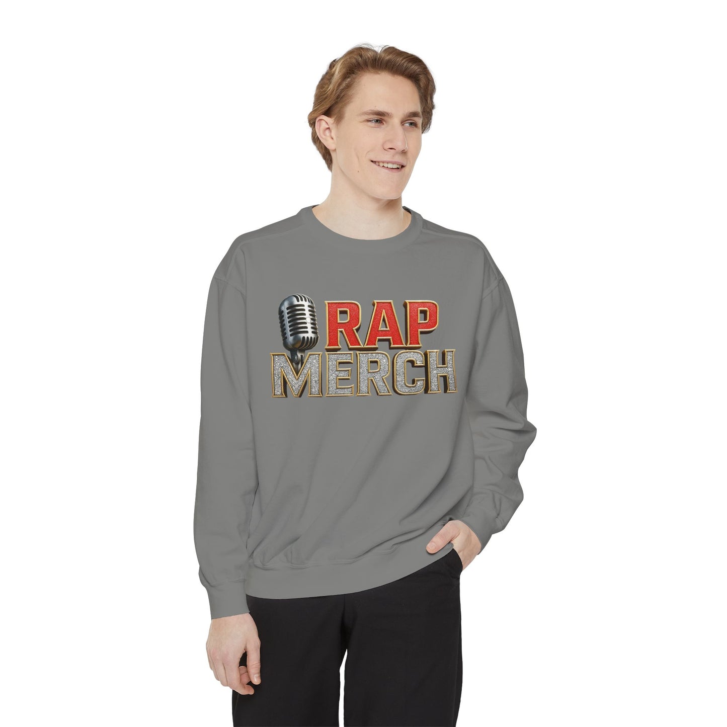 Unisex Rap Merch Sweatshirt, Cozy Hip-Hop Style Pullover, Music Lover Gift, Streetwear Fashion, Casual Lounge Wear