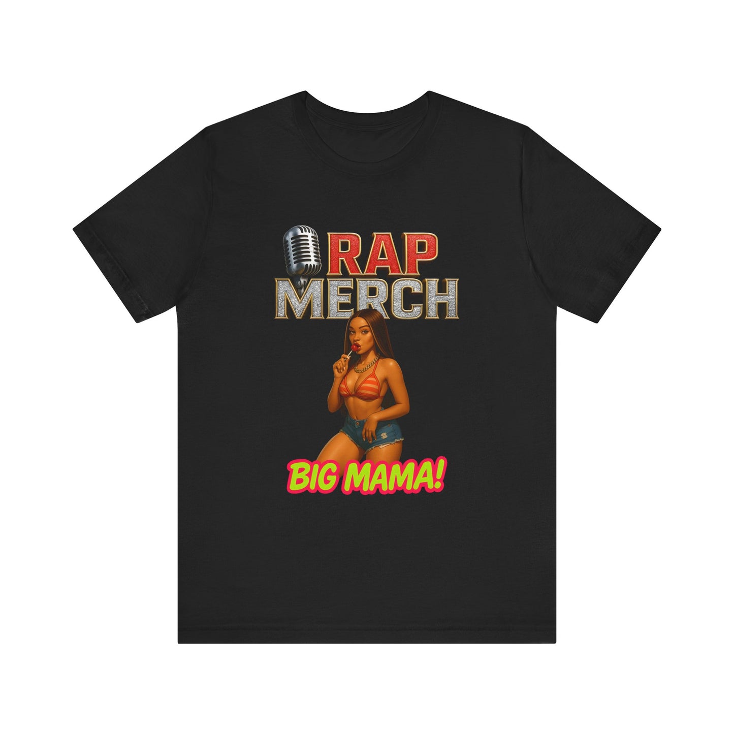 Rap Merch Big Mama Unisex Jersey Tee, Music Fans Shirt, Hip-Hop Apparel, Concert Outfit, Gift for Her