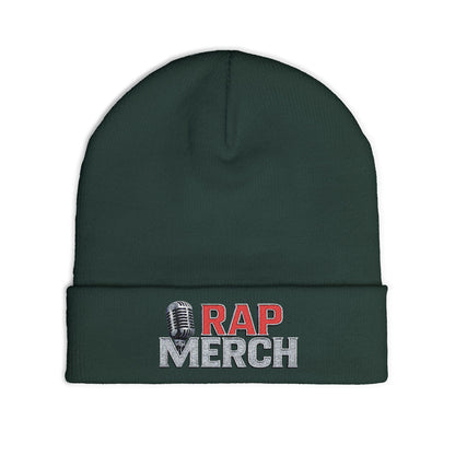Embroidered Rap Merch Beanie | Hip Hop Knit Cap | Warm Winter Accessory | Music Lover Gift | Trendy Streetwear Hat, Cool Gift Idea