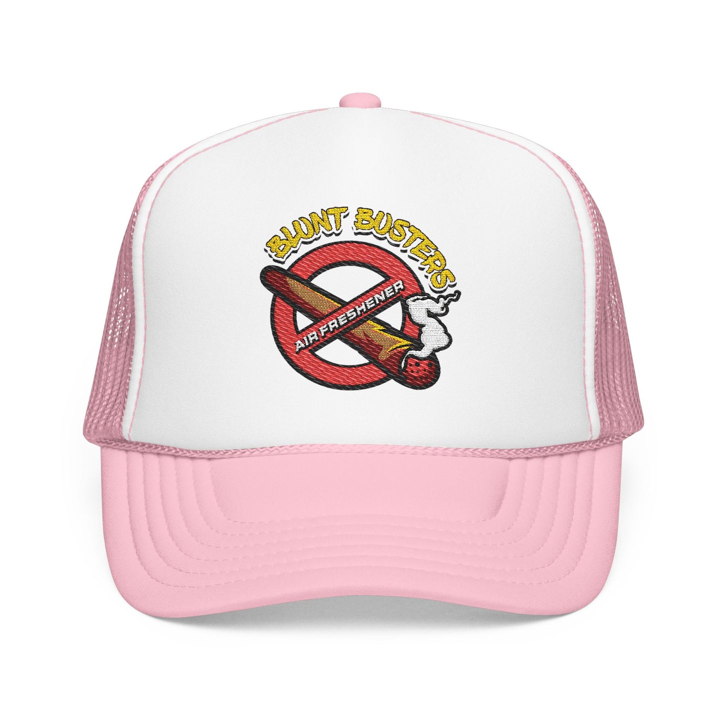 Embroidered Foam Trucker Hat | Retro Rap Merch Cap, Gift for Music Lovers, Festival Accessory