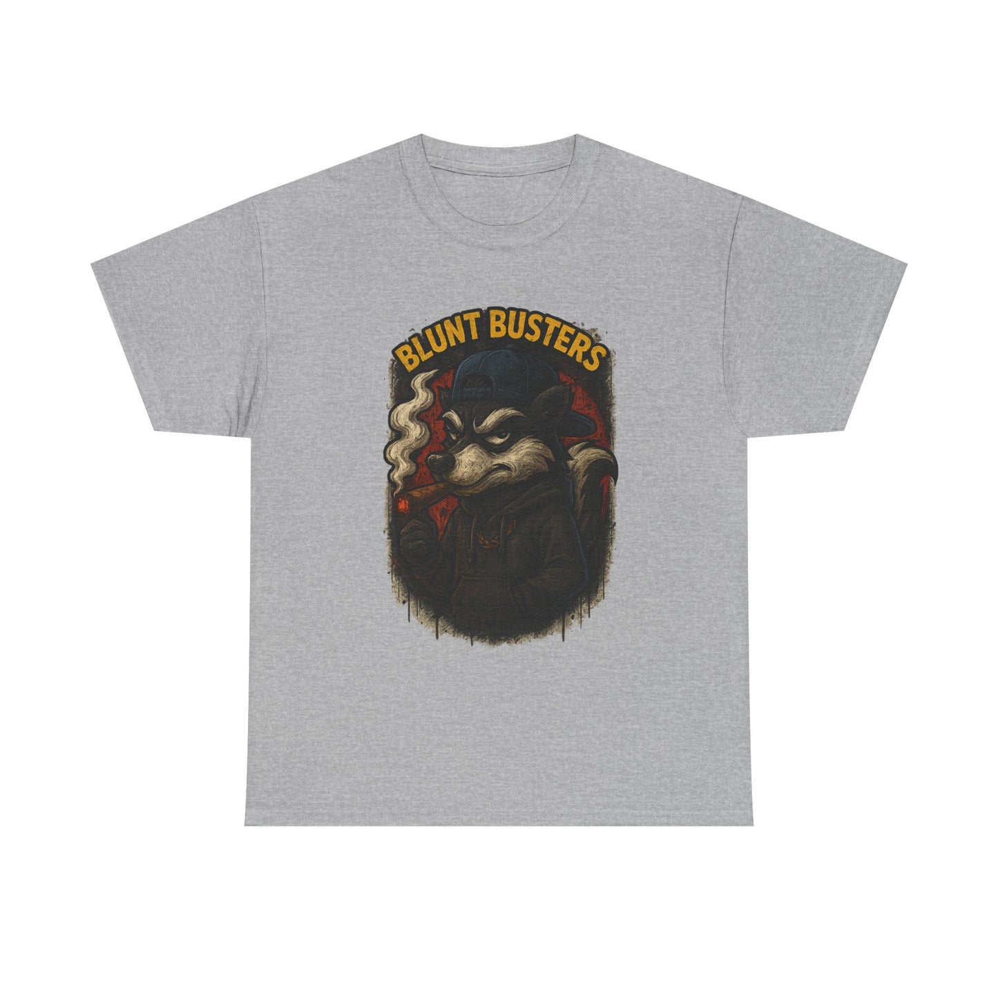 Blunt Busters Unisex Heavy Cotton Tee, Casual Wear, Graphic Tee, Gift for Smokers, Streetwear Style, Unique T-Shirt