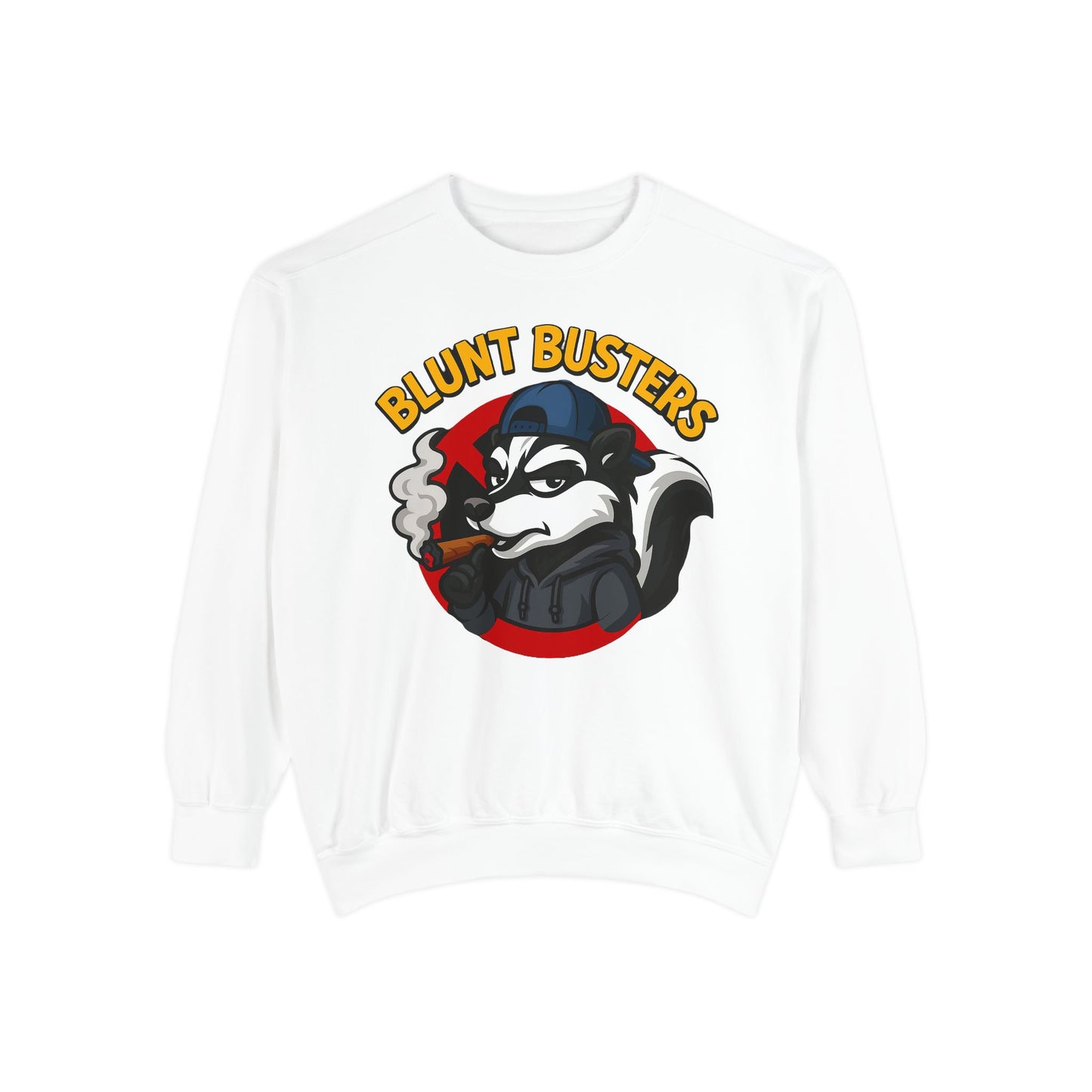 Blunt Busters Unisex Garment-Dyed Sweatshirt - Cozy, Unique Graphic Sweatshirt for Casual Style, Perfect for Gifts, Streetwear, Fall [...]