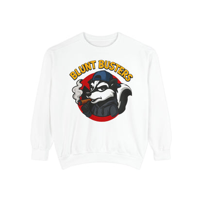 Blunt Busters Unisex Garment-Dyed Sweatshirt - Cozy, Unique Graphic Sweatshirt for Casual Style, Perfect for Gifts, Streetwear, Fall [...]
