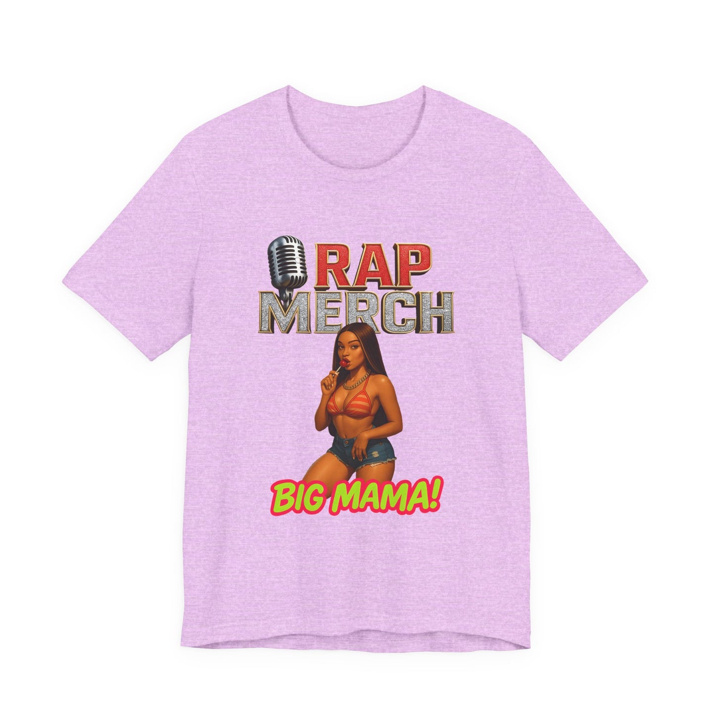 Rap Merch Big Mama Unisex Jersey Tee, Music Fans Shirt, Hip-Hop Apparel, Concert Outfit, Gift for Her