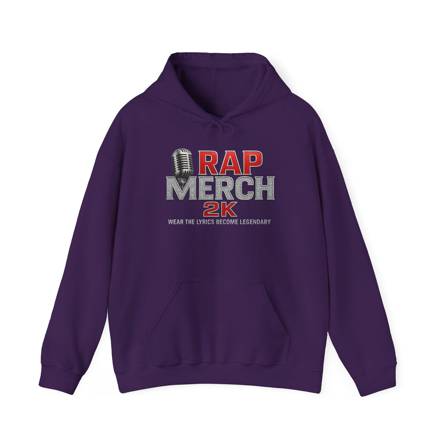 Rap Merch Hooded Sweatshirt, Unisex Rap Hoodie, Music Lover Gift, Cool Streetwear, Hip Hop Fashion, Celebrate Your Passion