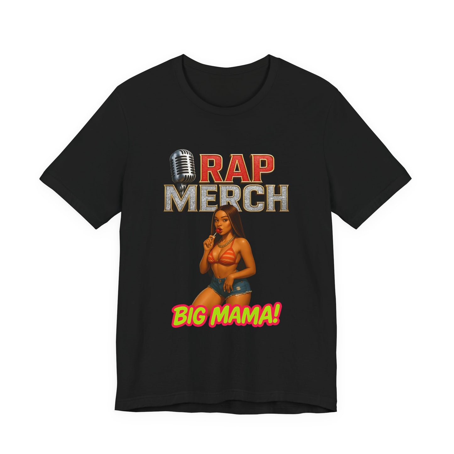 Rap Merch Big Mama Unisex Jersey Tee, Music Fans Shirt, Hip-Hop Apparel, Concert Outfit, Gift for Her
