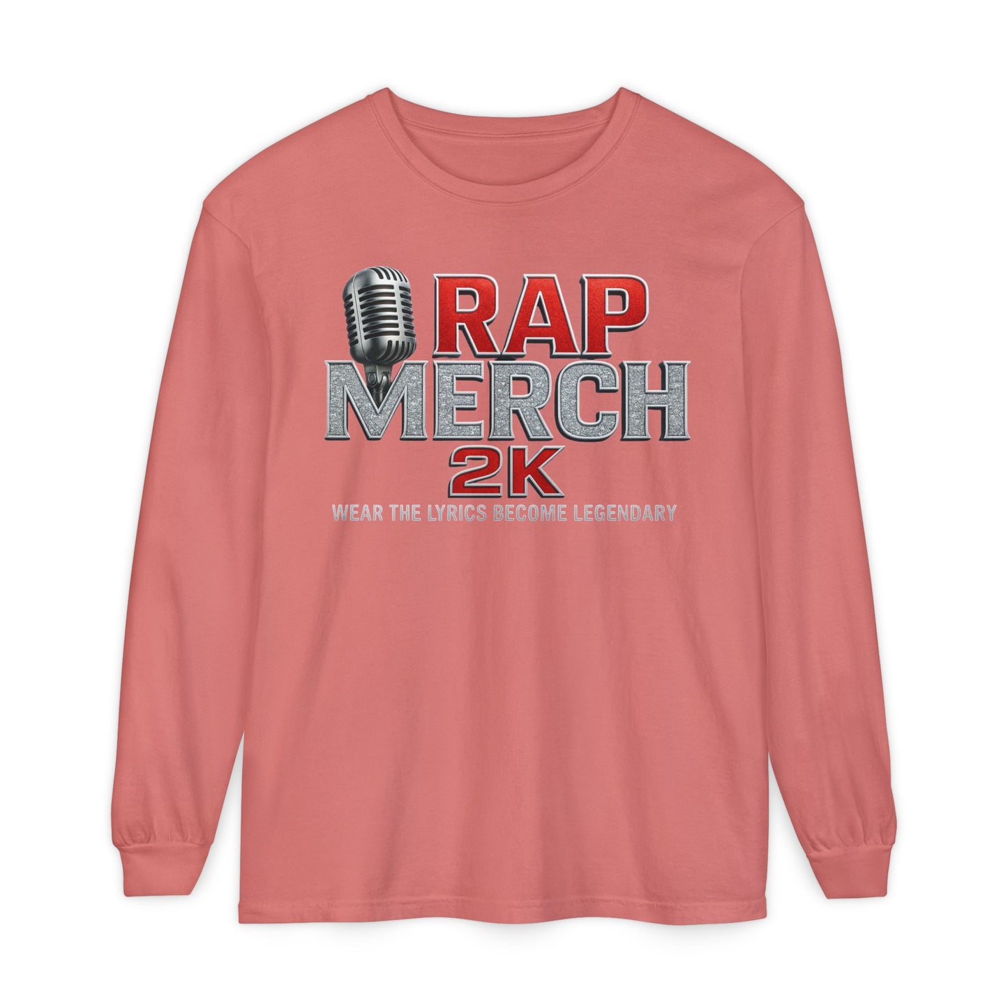 Rap Merch Long Sleeve T-Shirt - Legendary Lyrics Apparel, Music Lover Gift, Unisex Fashion, Casual Wear, Concert Merchandise