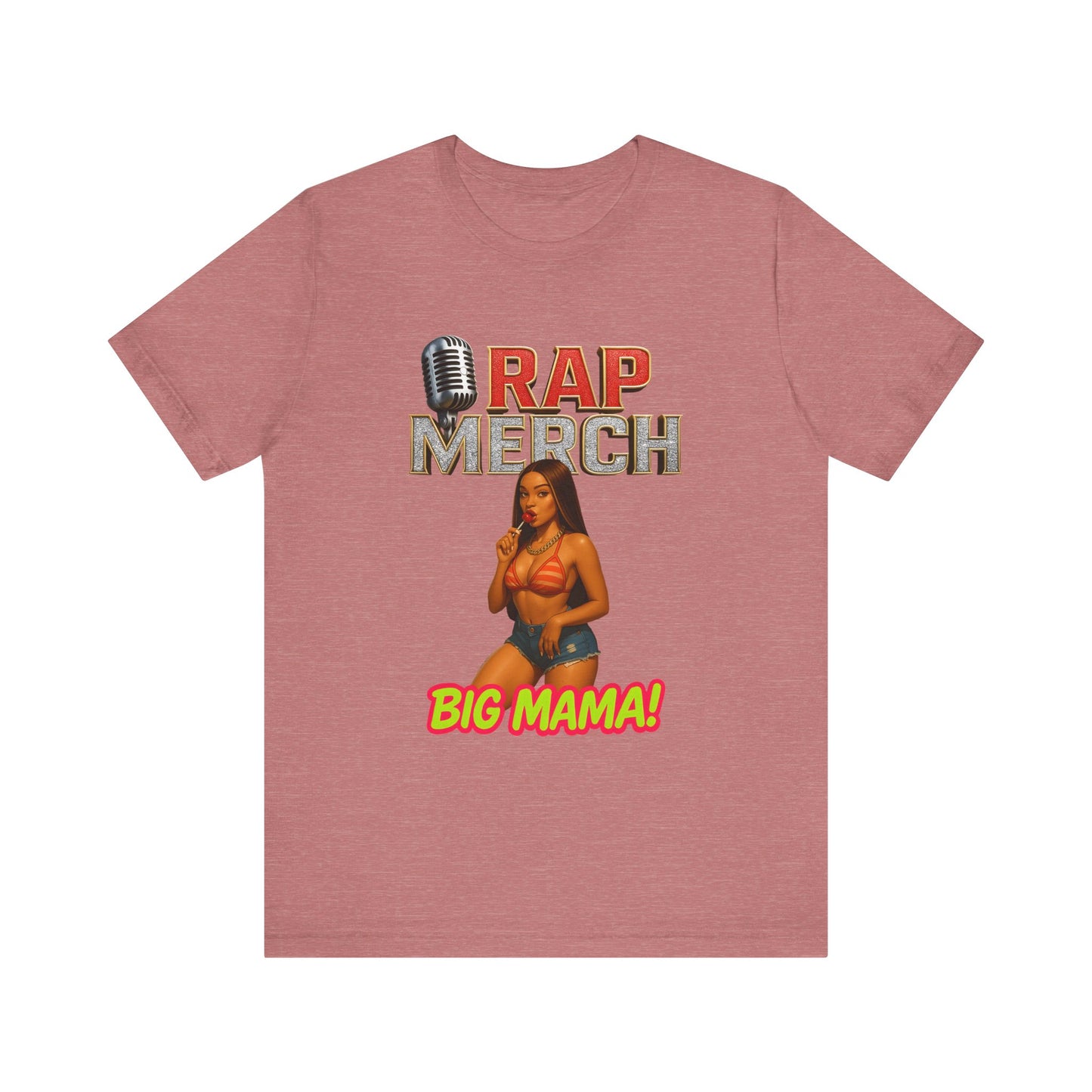Rap Merch Big Mama Unisex Jersey Tee, Music Fans Shirt, Hip-Hop Apparel, Concert Outfit, Gift for Her