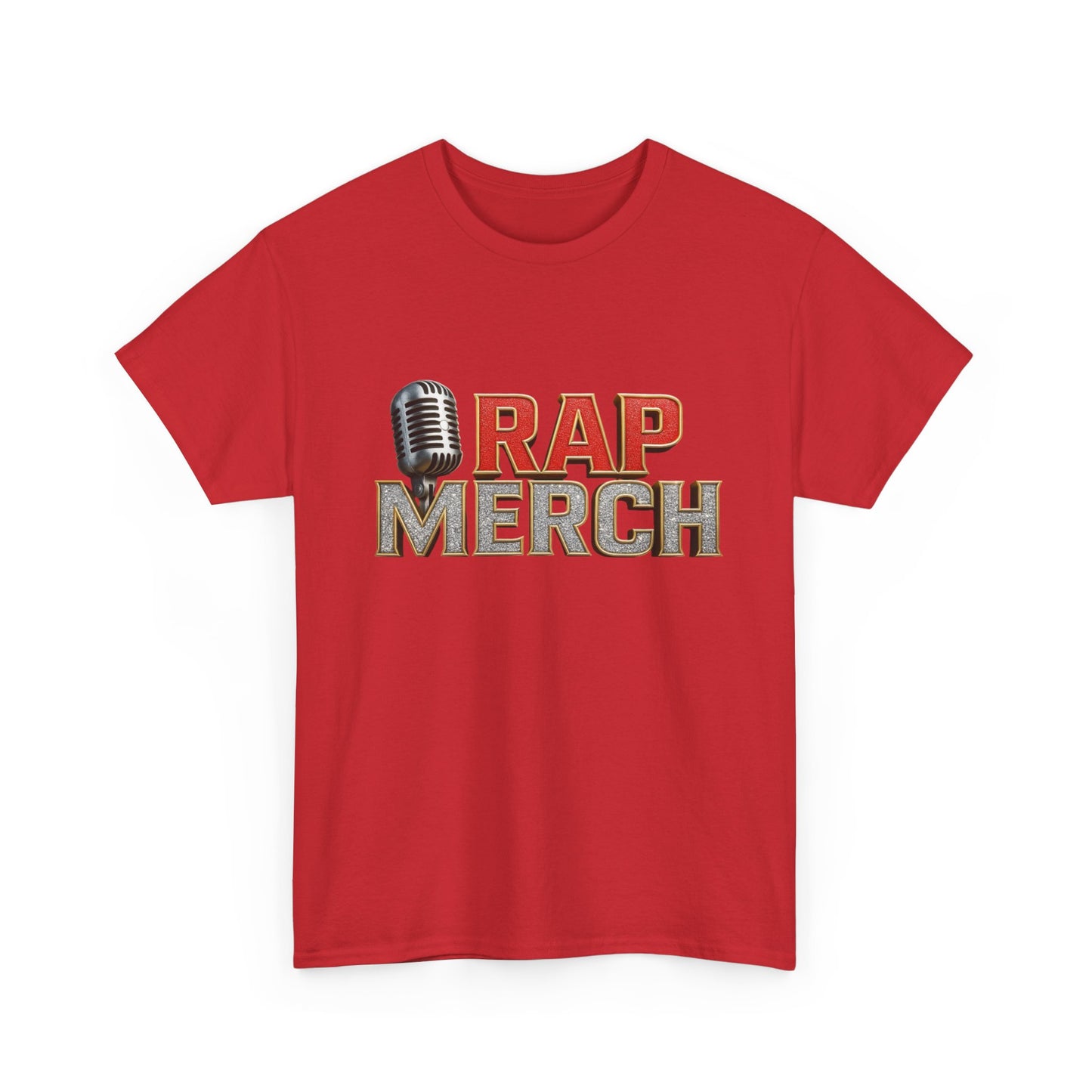 Rap Merch Unisex Heavy Cotton Tee - Hip Hop Style Shirt, Music Lover Gift, Streetwear Apparel, Festival Wear, Casual Outfit