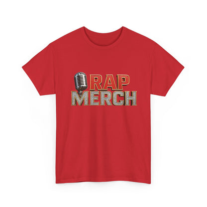 Rap Merch Unisex Heavy Cotton Tee - Hip Hop Style Shirt, Music Lover Gift, Streetwear Apparel, Festival Wear, Casual Outfit